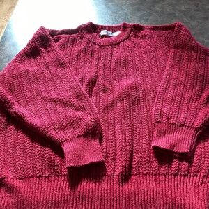 Country Road men's red knit sweater Sz L